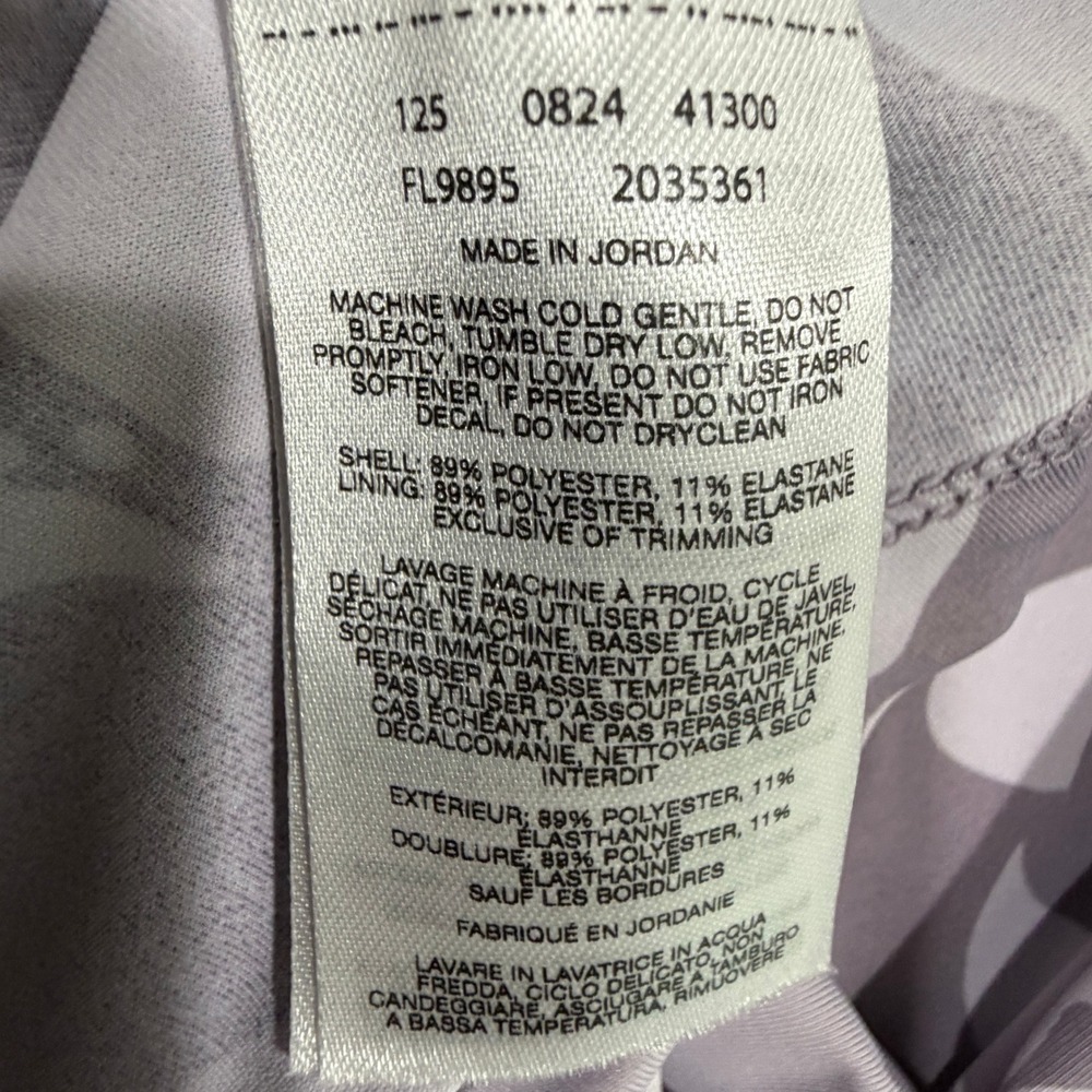 Columbia Freezer Tank Dress Tropical Leaf Print Purple Gray Womens XL - Picture 11 of 11